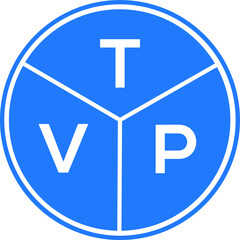 TVP letter logo design on black background. TVP  creative initials letter logo concept. TVP letter design.