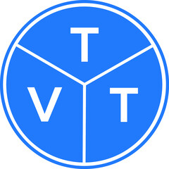 TVT letter logo design on black background. TVT  creative initials letter logo concept. TVT letter design.