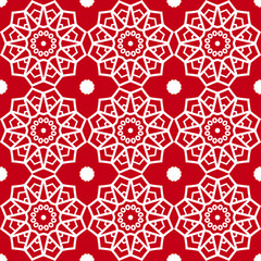 Ethnic decorative seamless pattern design