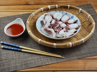 한국음식 문어찜, 식사,요리