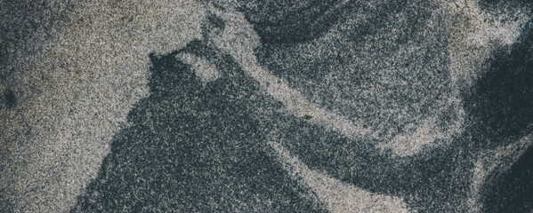 Pattern of two colored polished granite stone surface. Marble texture, vintage look background