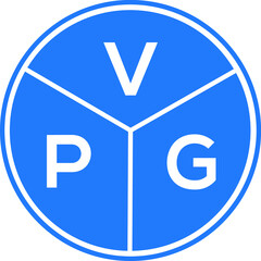VPG letter logo design on black background. VPG  creative initials letter logo concept. VPG letter design.