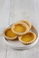 Pie susu or pai susu or milk pie is custard pie popular in Bali with sweet and creamy flavor.