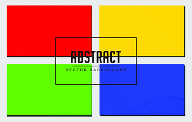 Banner template is colorful with bright colors. Design for web, printing, social media, banner needs.