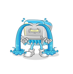 canned fish crying illustration. character vector