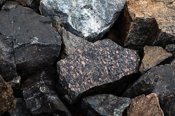 Large grey stones textured background