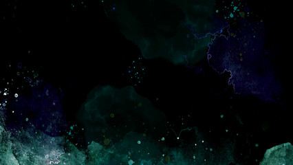 Naklejka na ściany i meble Star field in galaxy space with nebulae, abstract watercolor digital art painting starlight nebula in galaxy at universe. Dark Night Sky Deep Space background - Wide dark outer space multi-coloured.