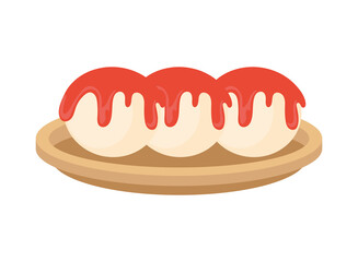 dumplings with sauce