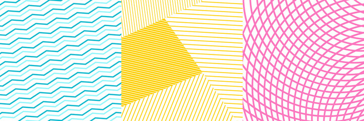 Bright colorful backgrounds in Pop Art style