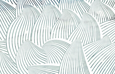 watercolor cut out  wavy vector background