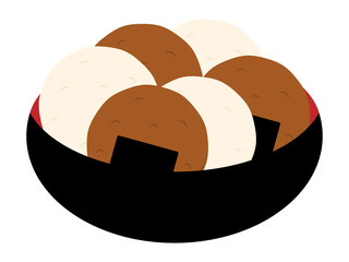 おせんべい　菓子器入り