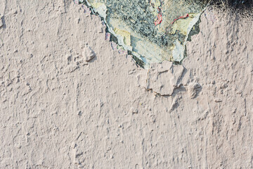 Old wall damaged - architecture abstract background