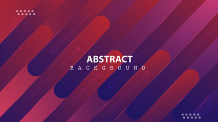 Abstract background Blue and red gradient abstract box line. Web Banner, poster, advertisement and template vector illustration design.