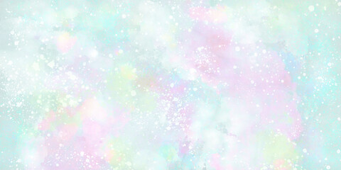 ネオンパステル 夢かわいい 抽象的な手描き背景テクスチャ素材