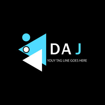 DAJ letter logo creative  design with vector graphic