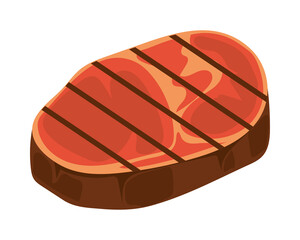 pork icon isolated
