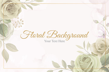 Beautiful flower background with soft colors