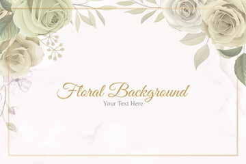 Beautiful flower background with soft colors