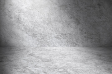 Concrete wall white grey color for background. Old grunge textures with scratches and cracks. White painted cement wall texture.