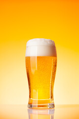 Glass with beer