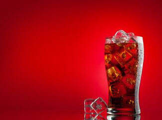 Cola with ice