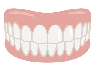 入れ歯のイラストレーション