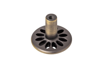 Furniture fittings details on a white background