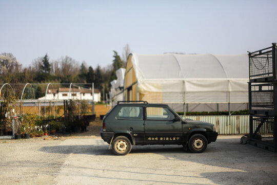Panda Sysley 4x4 vintage car