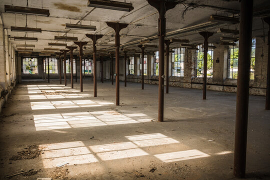 ancienne usine japy &agrave; Beaucourt. Une usine d&eacute;saffect&eacute;e et abandonn&eacute;e