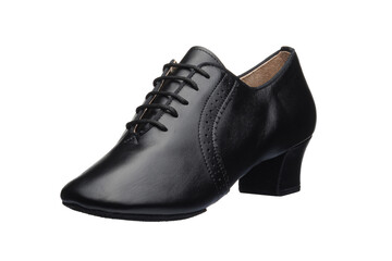 Women's shoes for dancing on a white isolated background