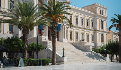 Discover The Gorgeous Architecture In Ermoupolis most attractive cities in the Cyclades, the...