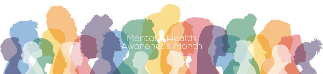 Mental Health Awareness Month banner.