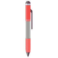 Pen vector cartoon illustration isolated on a white background.