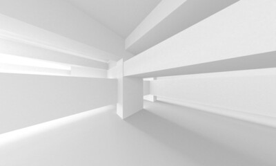 Obraz premium White Modern Background. Abstract Building Concept