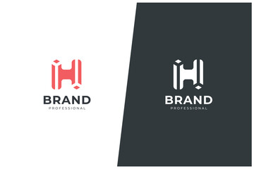 H Letter Vector Logo Concept Design
