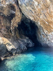 Cave at Cilento Coast in Italy