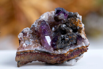 .amethyst mineral specimen stone rock geology gem crystal