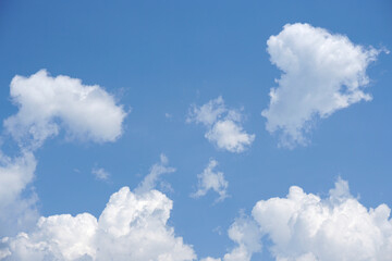 blue sky background with white clouds