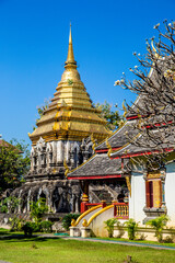 Fototapeta premium Wat Chiang Man in Chiang Mai Thailand