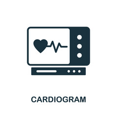 Cardiogram icon. Simple element from healthcare collection. Creative Cardiogram icon for web design, templates, infographics and more