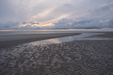 Sonnenuntergang an der Nordsee