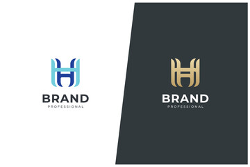 H Letter Vector Logo Concept Design