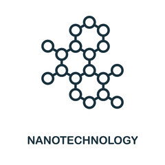 Nanotachnology icon. Simple element from healthcare innovations collection. Creative Nanotachnology icon for web design, templates, infographics and more