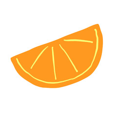 カットしたオレンジ