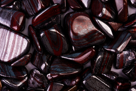 Jasper (Jaspillite, or jaspilite also itabirite) background. Crystals for esoteric  practice, recreation and meditation.