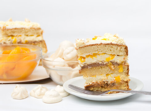 Chaja dessert typical of Uruguayan and Argentine gastronomy