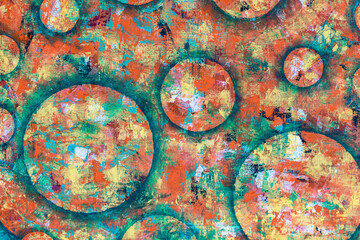 Obraz na płótnie Canvas abstract graphic design circles pattern background