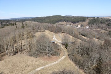 View from Lookout tower Vysok&aacute;, Tachov, Czech Republic