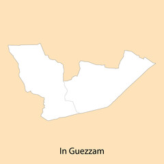 High Quality map of In Guezzam is a province of Algeria