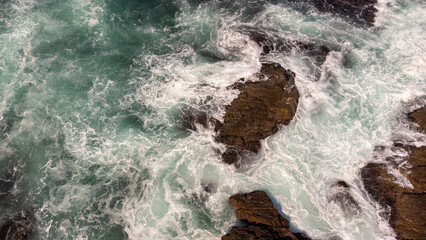 Ocean & Rocks Ariel view